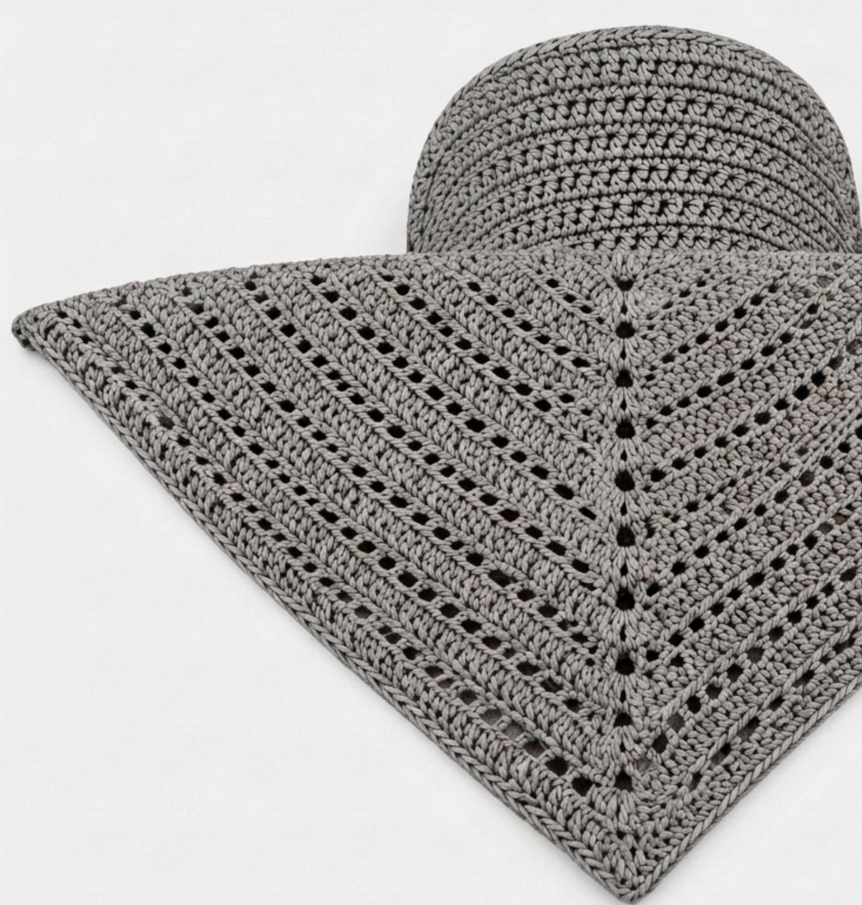 Unisex Boho Visor Cap | Crochet Bandana Pattern PDF