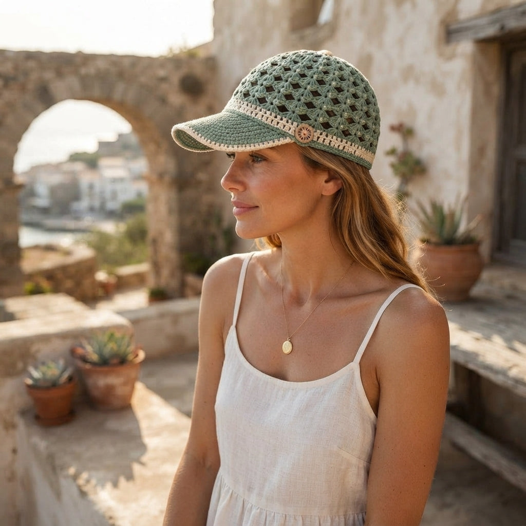 Gorgeous Floral Visor | Summer PDF Pattern