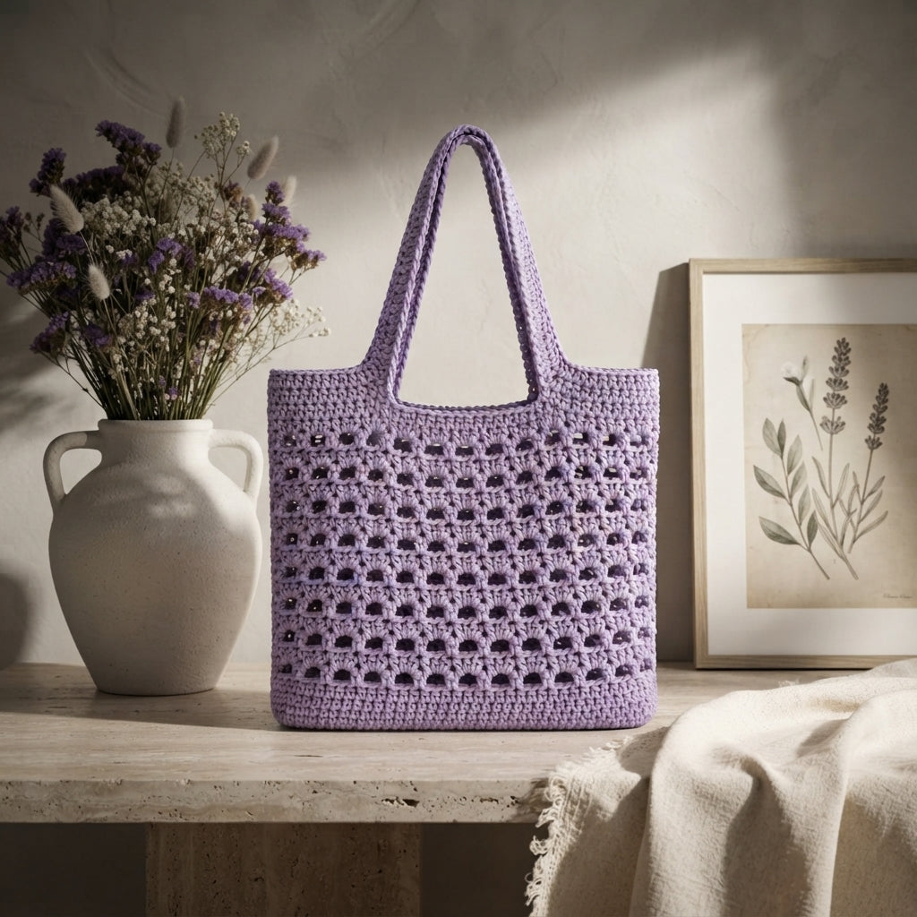 Shoulder Bag Boho Tote | Crochet Pattern PDF