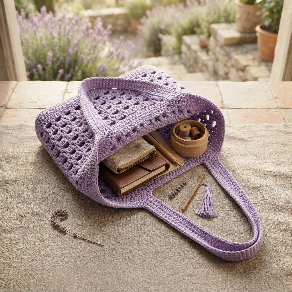 Shoulder Bag Boho Tote | Crochet Pattern PDF
