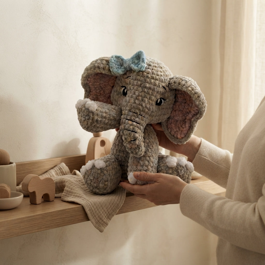 Charming Elephant Companion | Crochet Pattern PDF