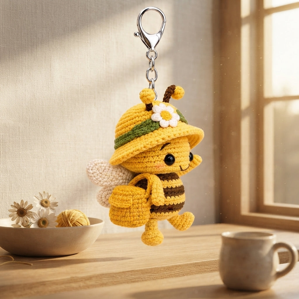 Sweet Mini Bag Charm | Crochet Keychain Pattern — Design 2