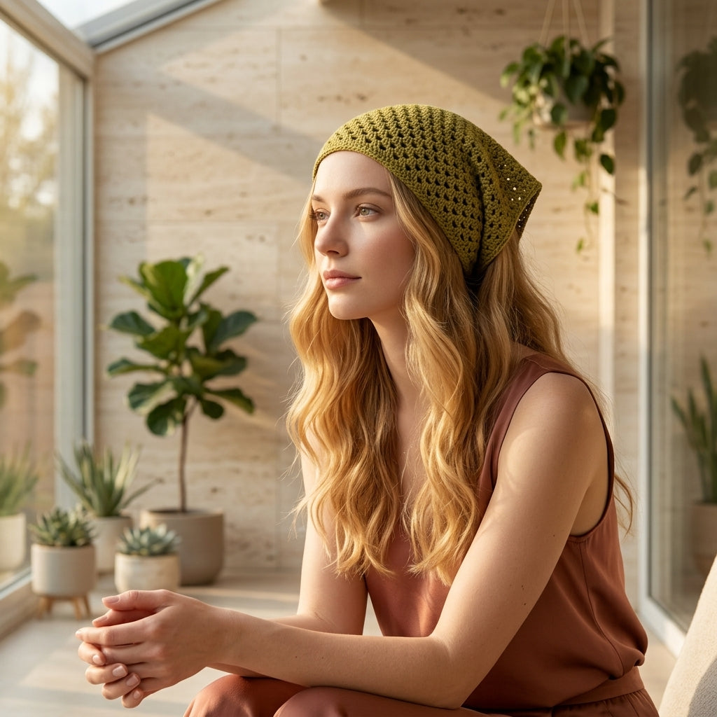 Floral Lace Boho Headwrap | Beginner Crochet Pattern PDF