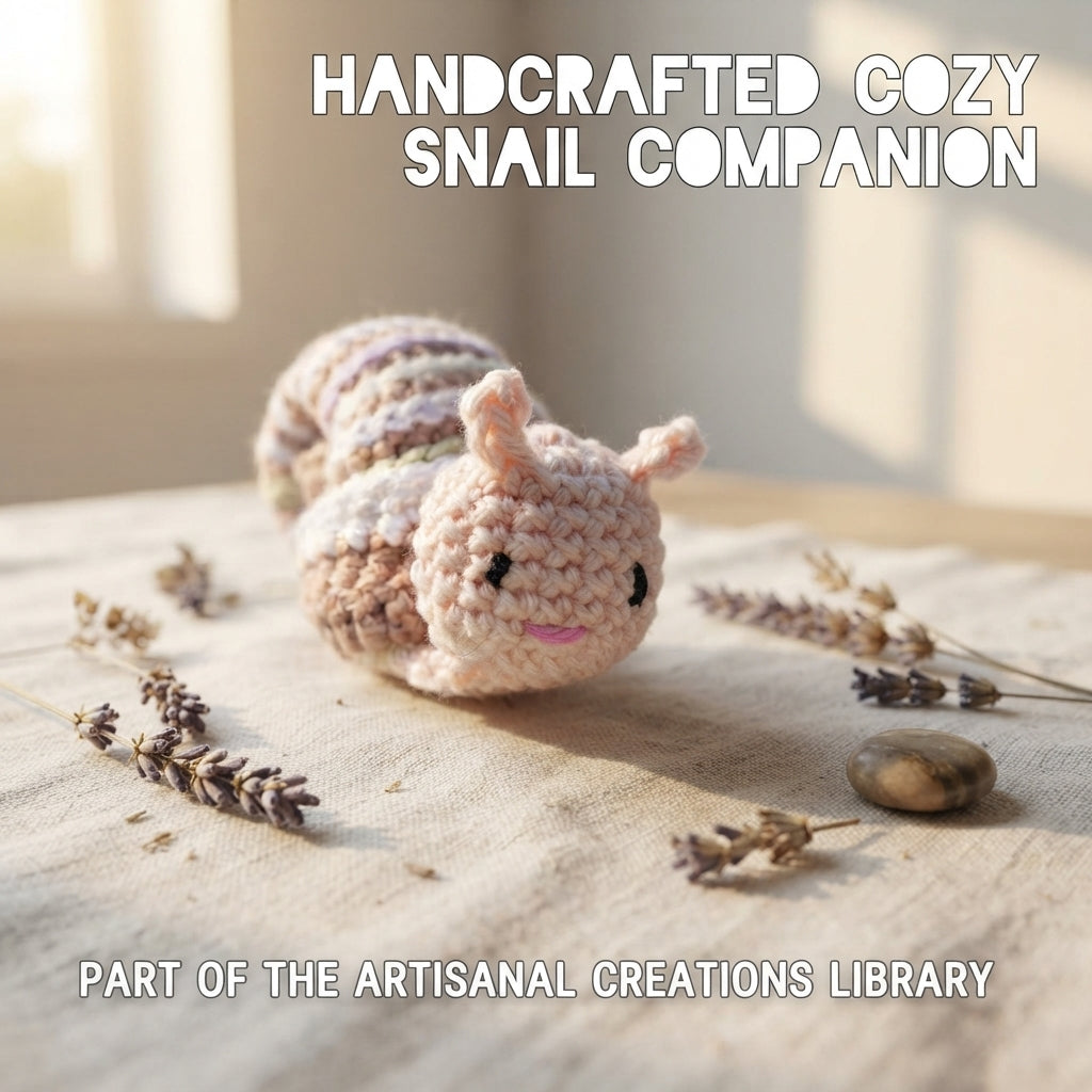 Cute Snail Keyring | Amigurumi PDF Guide