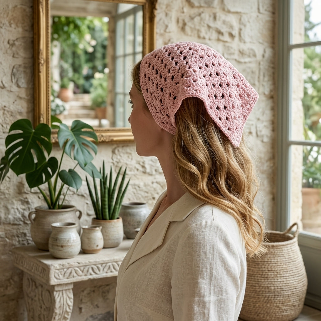 Boho Triangle Head Wrap | Summer Crochet Pattern PDF
