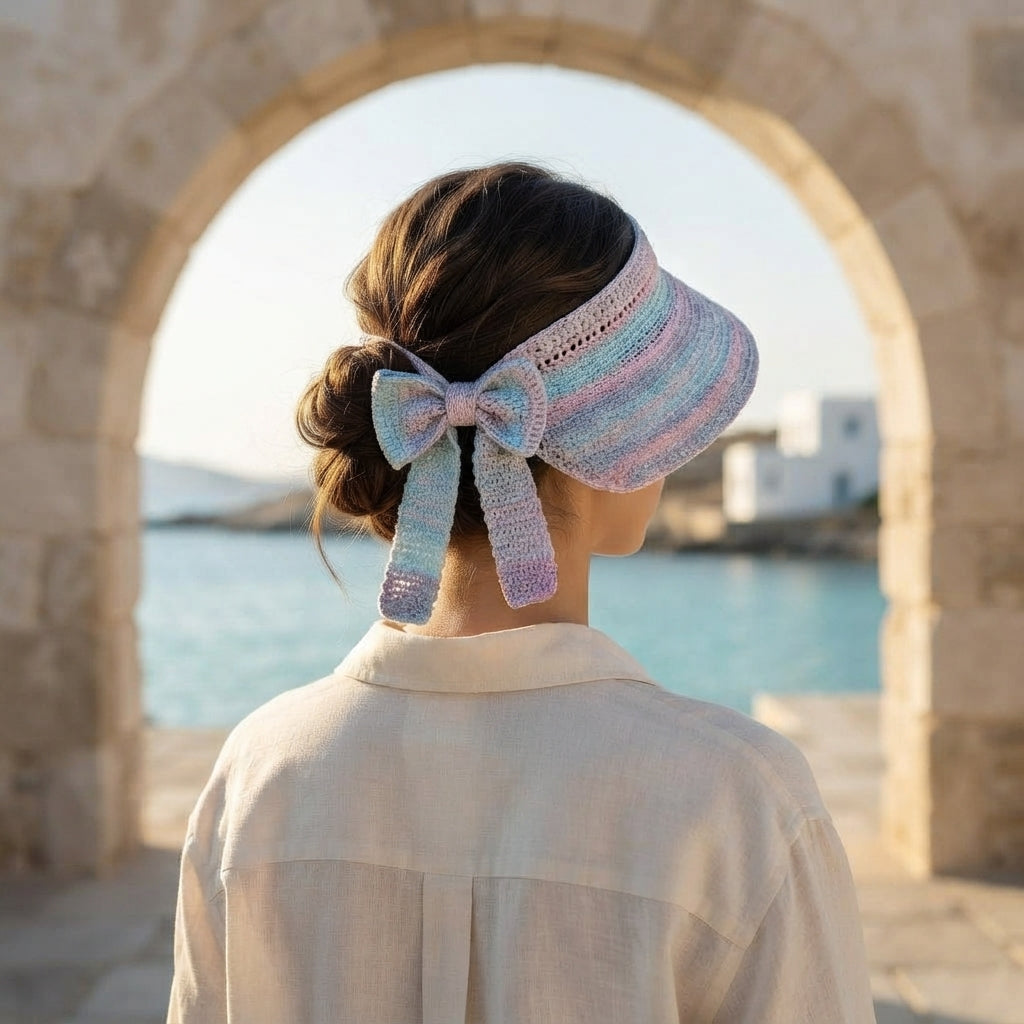 Trendy Sun Visor | Crochet Visor Pattern — Design 8
