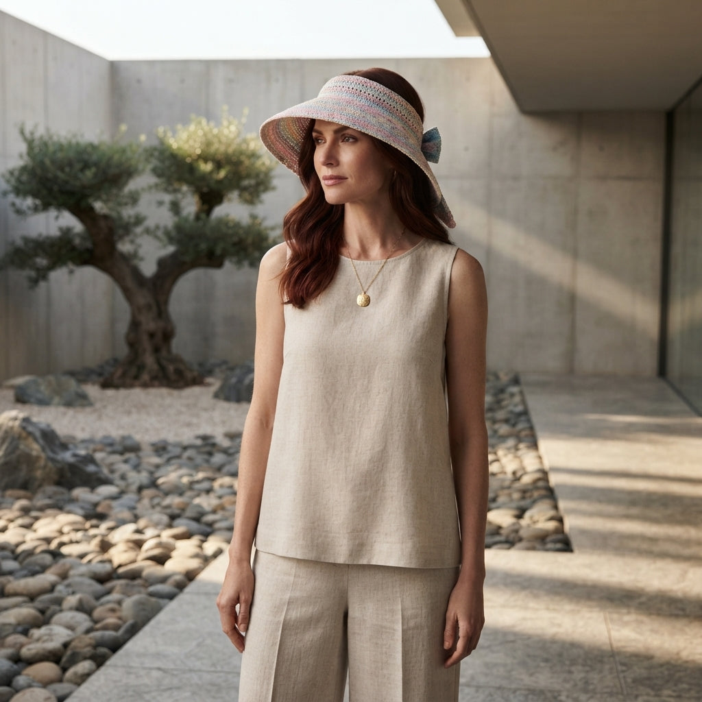 Trendy Sun Visor | Crochet Visor Pattern — Design 8