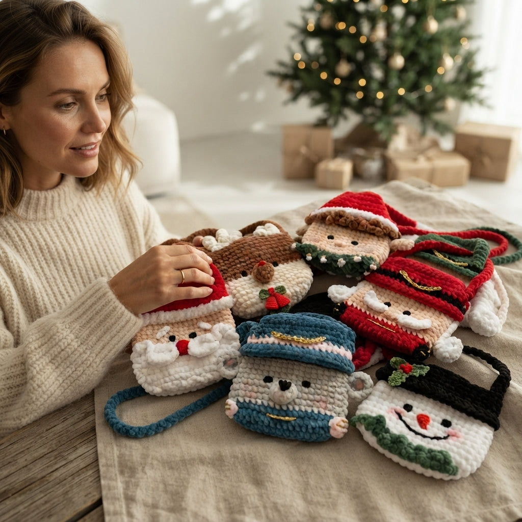 Christmas Bundle Bag | Crochet Pattern PDF