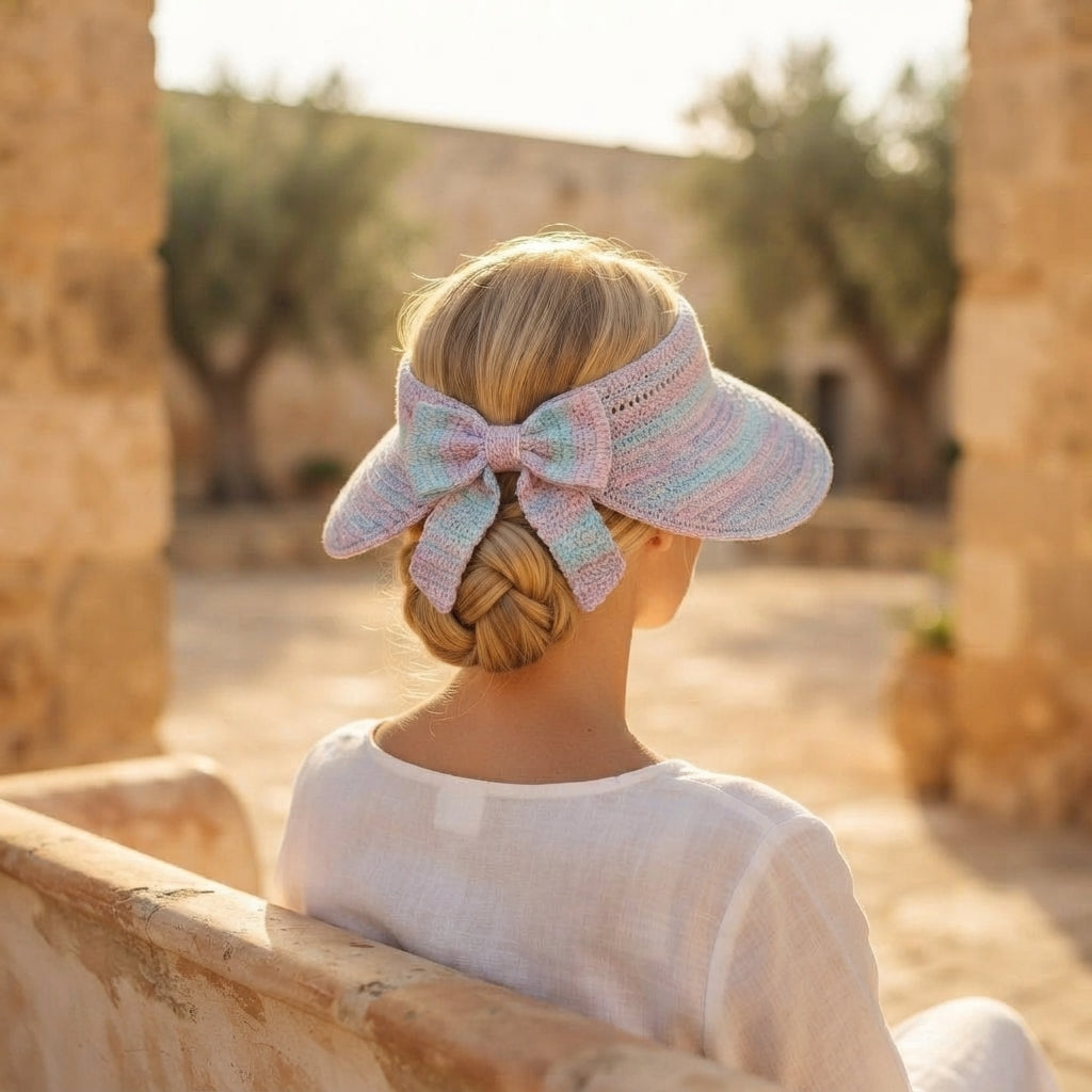 Trendy Sun Visor | Crochet Visor Pattern — Design 8
