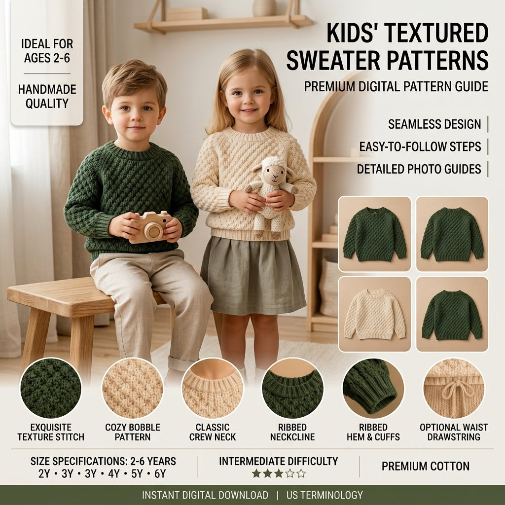 Textured Baby Cardigan Textured v2 | Crochet Pattern PDF