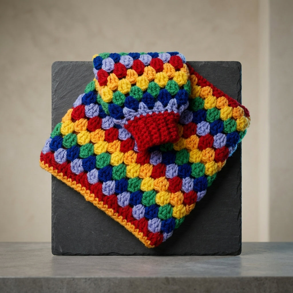 Granny Square Baby Sweater | Crochet Pattern PDF