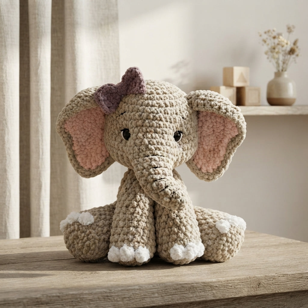 Charming Elephant Companion | Crochet Pattern PDF