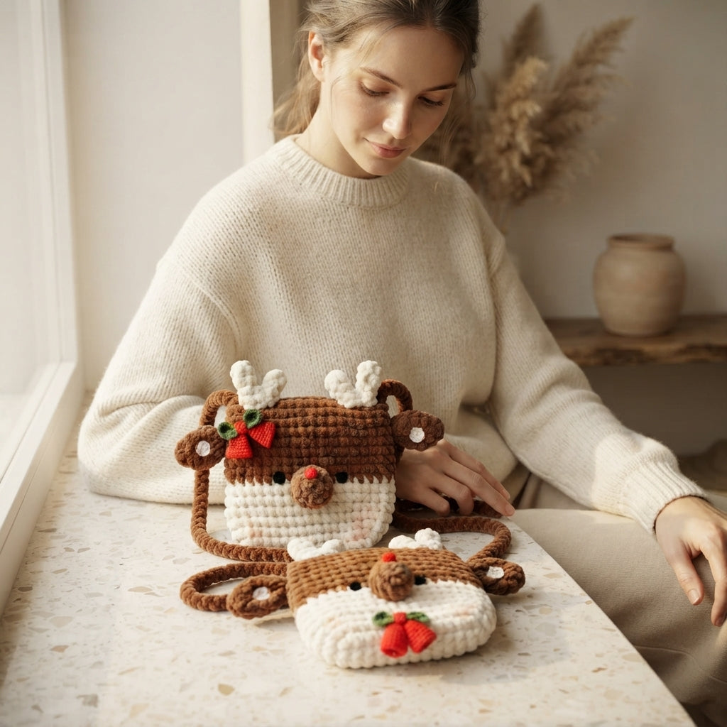 Christmas Bundle Bag | Crochet Pattern PDF