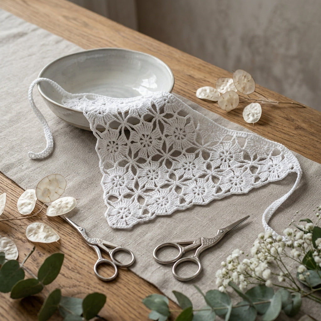 Easy Crochet Bandana | Beginner Crochet Pattern PDF