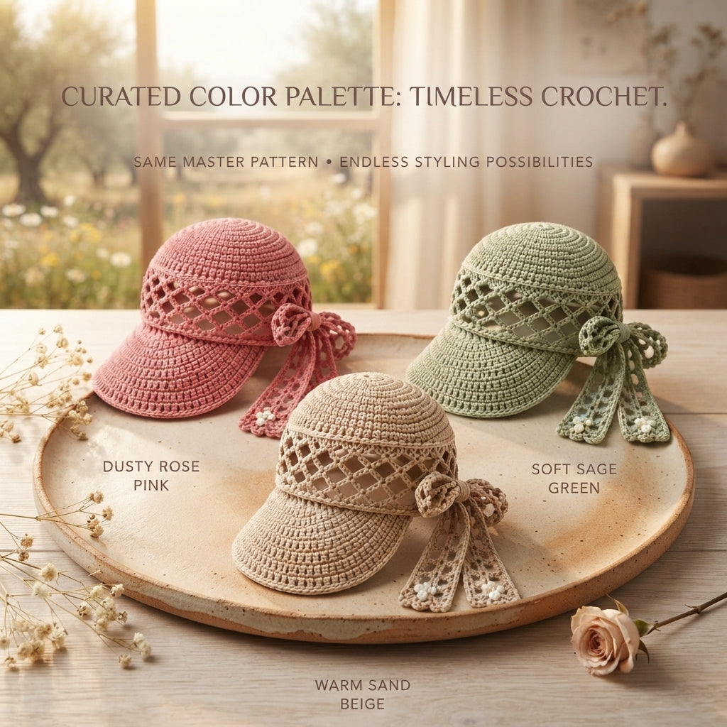 Graceful Summer Hat | Handmade Hat PDF