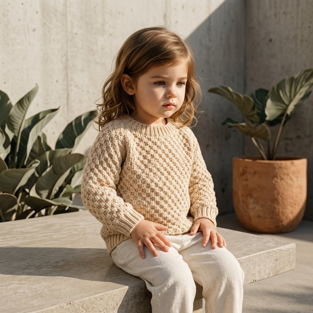 Textured Baby Cardigan Textured v2 | Crochet Pattern PDF