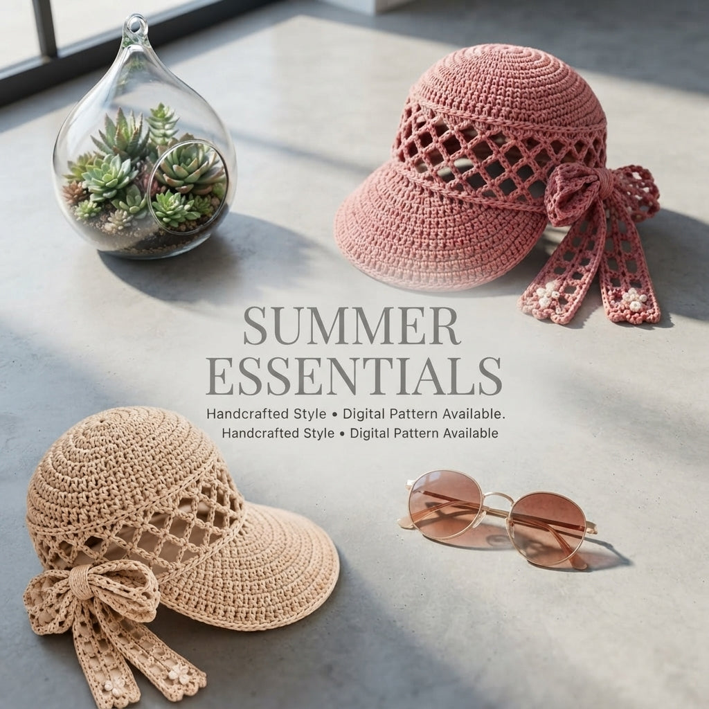 Graceful Summer Hat | Handmade Hat PDF