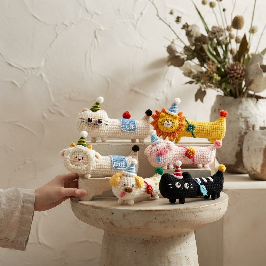 Delightful Bag Charm Mini | Amigurumi Keychain PDF