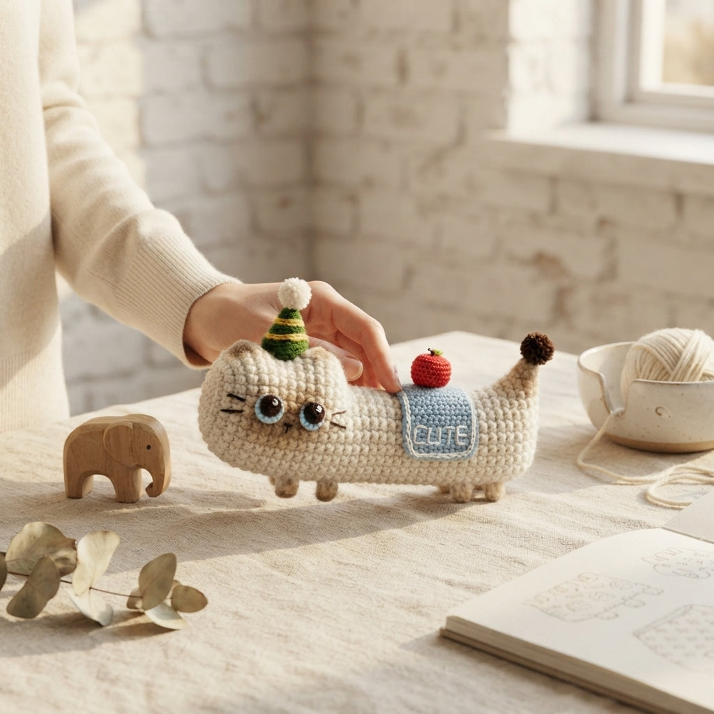 Delightful Bag Charm Mini | Amigurumi Keychain PDF