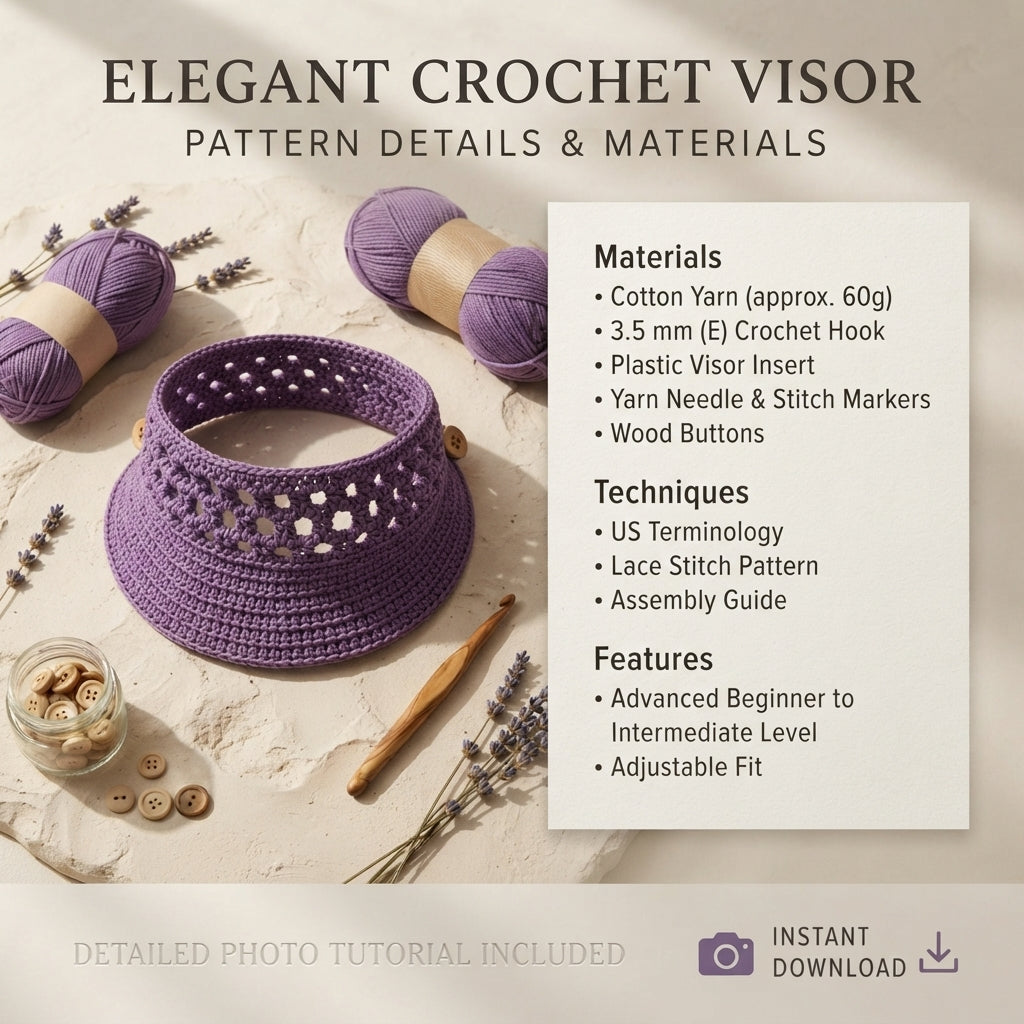 Pretty Summer Hat | Crochet Summer Pattern