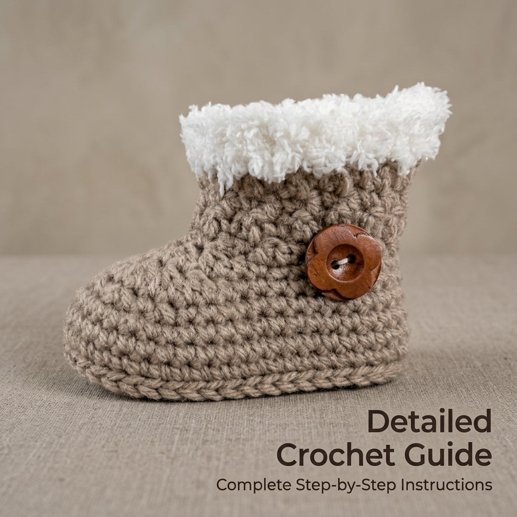 Sweater Bootie Hat Baby Sweater | Crochet Pattern PDF
