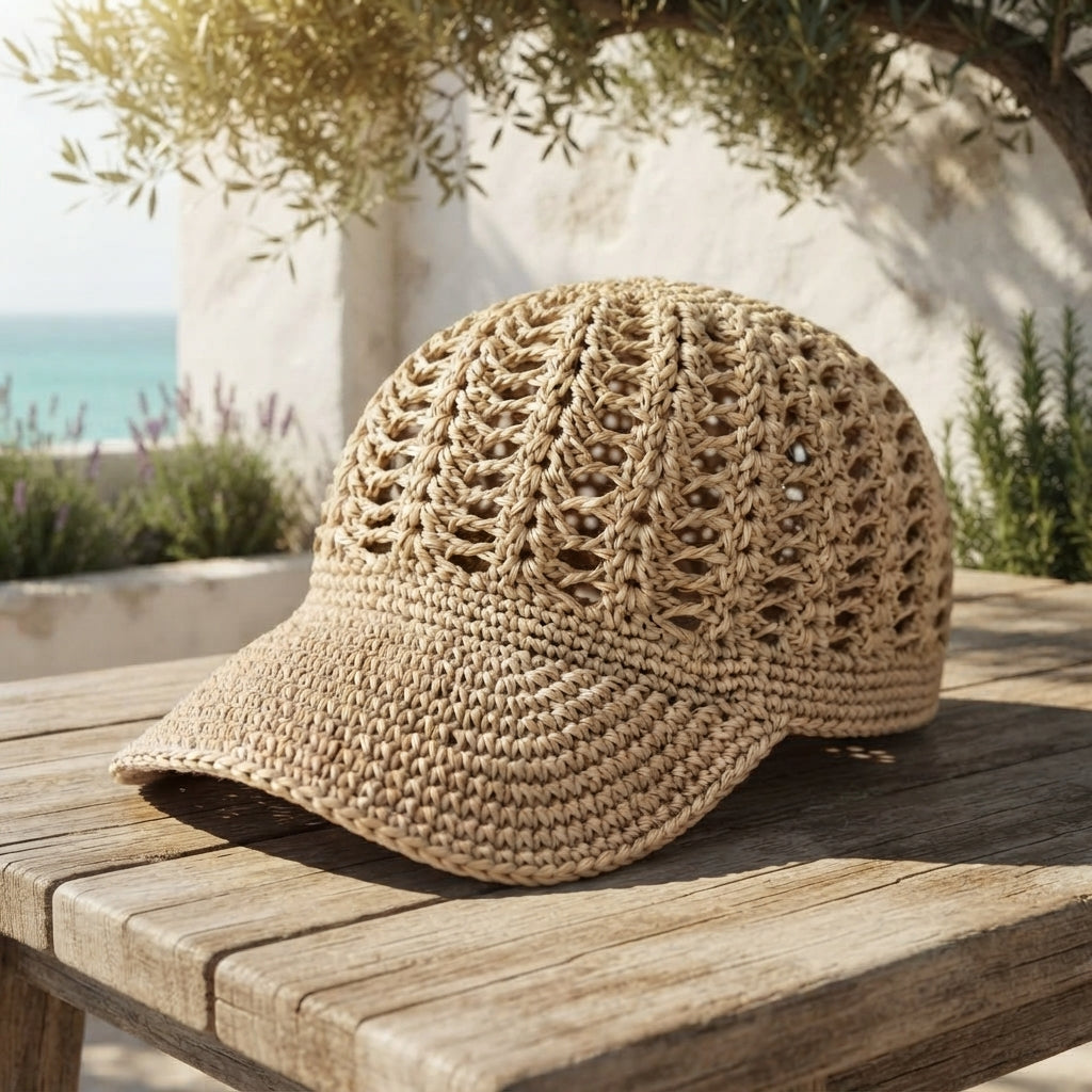 Stunning Sun Visor | Beach Crochet PDF — Design 8