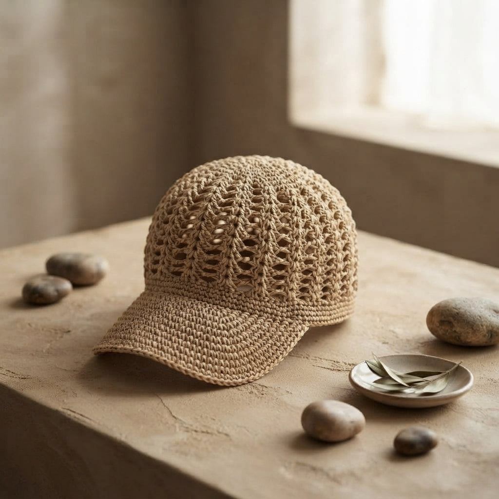 Stunning Sun Visor | Beach Crochet PDF — Design 8