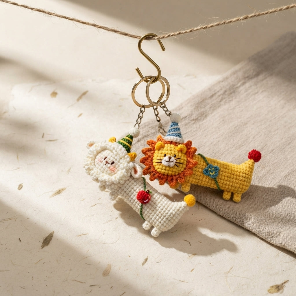 Delightful Bag Charm Mini | Amigurumi Keychain PDF