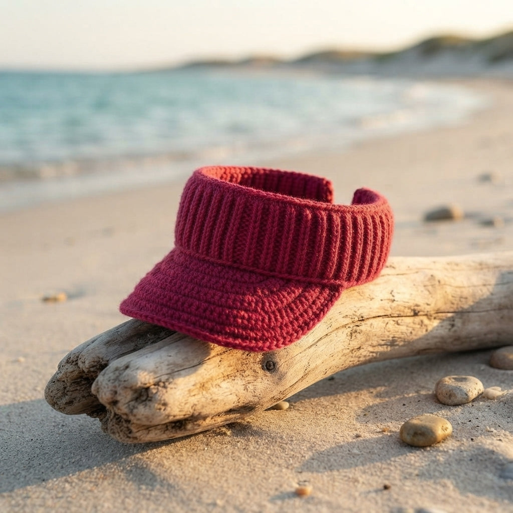 Elegant Sun Visor | Crochet Pattern PDF — Design 3