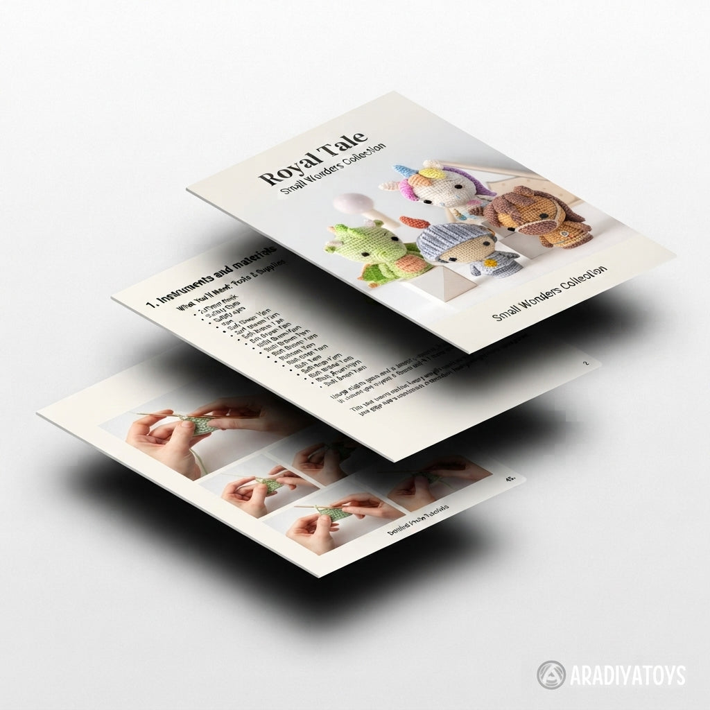Pretty Unicorn Charm | Handmade Crochet Pattern
