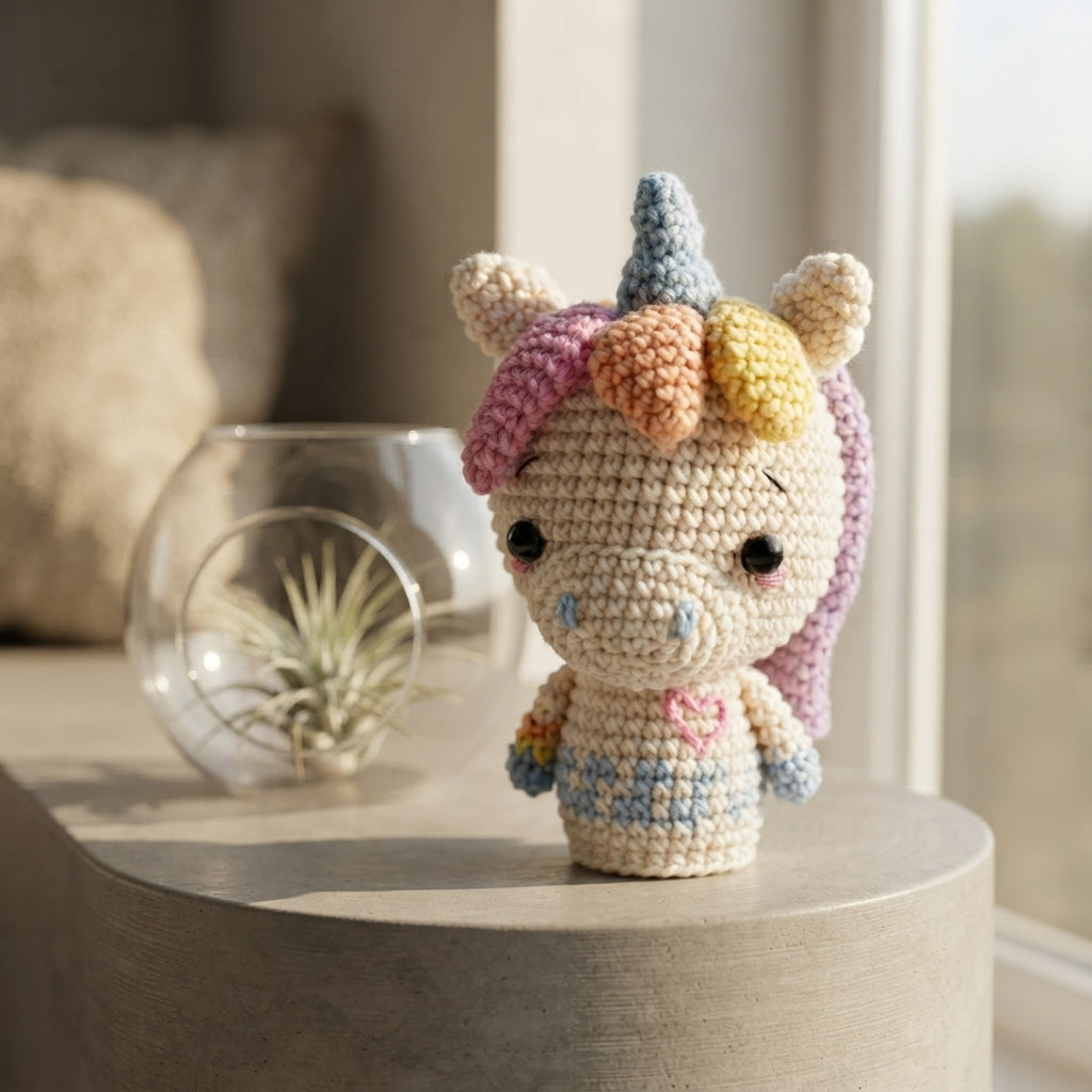 Pretty Unicorn Charm | Handmade Crochet Pattern