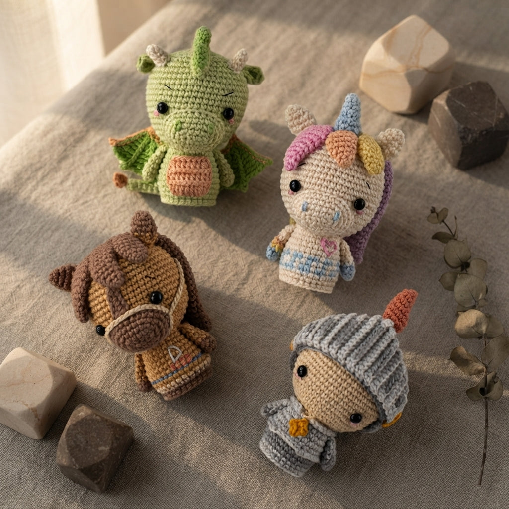 Pretty Unicorn Charm | Handmade Crochet Pattern