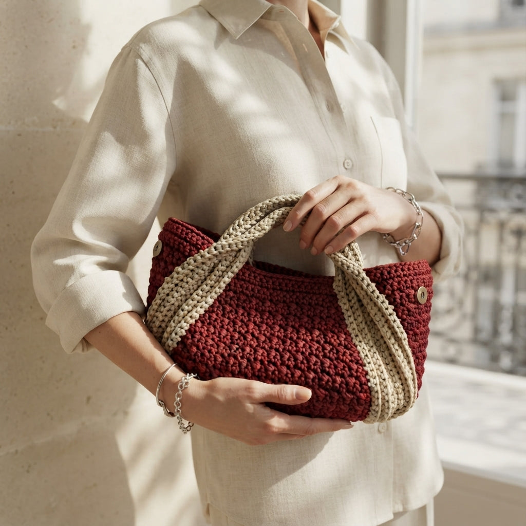 Purse Handbag Beach Bag V5 | Crochet Pattern PDF
