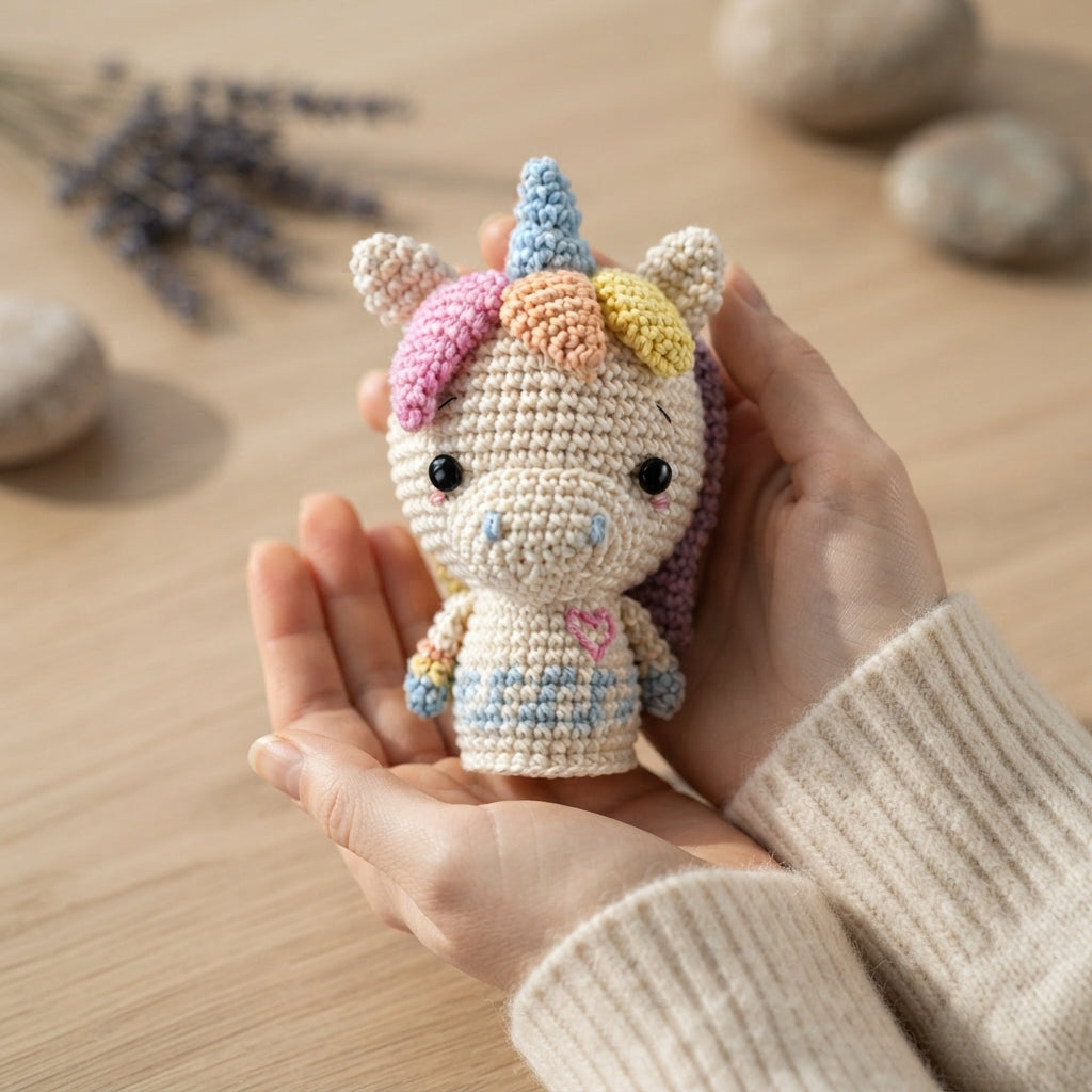 Pretty Unicorn Charm | Handmade Crochet Pattern