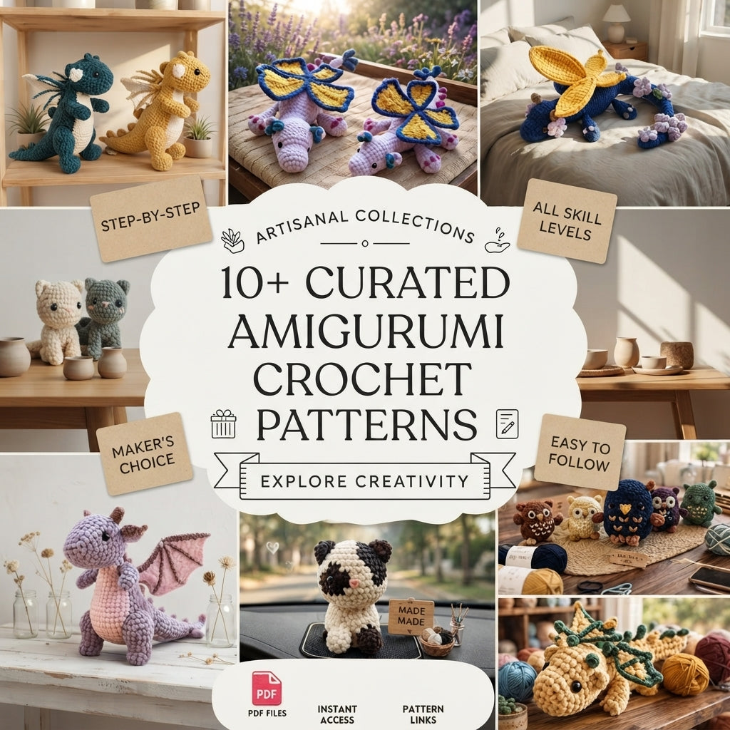 Mega Amigurumi Collection V2 | 10+ Crochet Patterns PDF