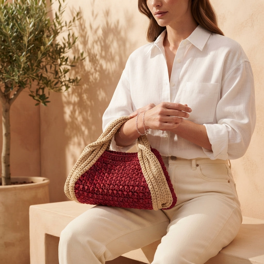 Purse Handbag Beach Bag V5 | Crochet Pattern PDF