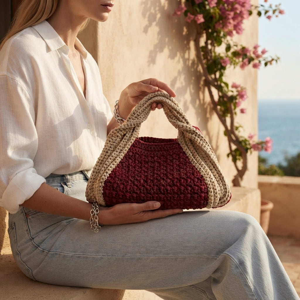 Purse Handbag Beach Bag V5 | Crochet Pattern PDF