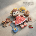 Whimsical Monkey Keychain | PDF Crochet Guide