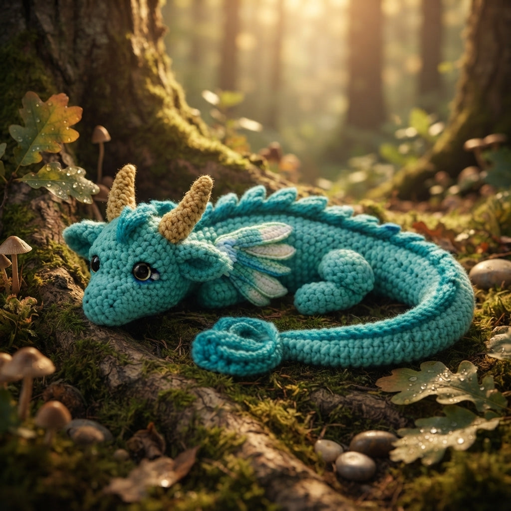 Handmade Amigurumi Dragon | Crochet PDF Pattern