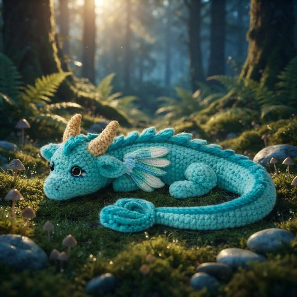 Handmade Amigurumi Dragon | Crochet PDF Pattern