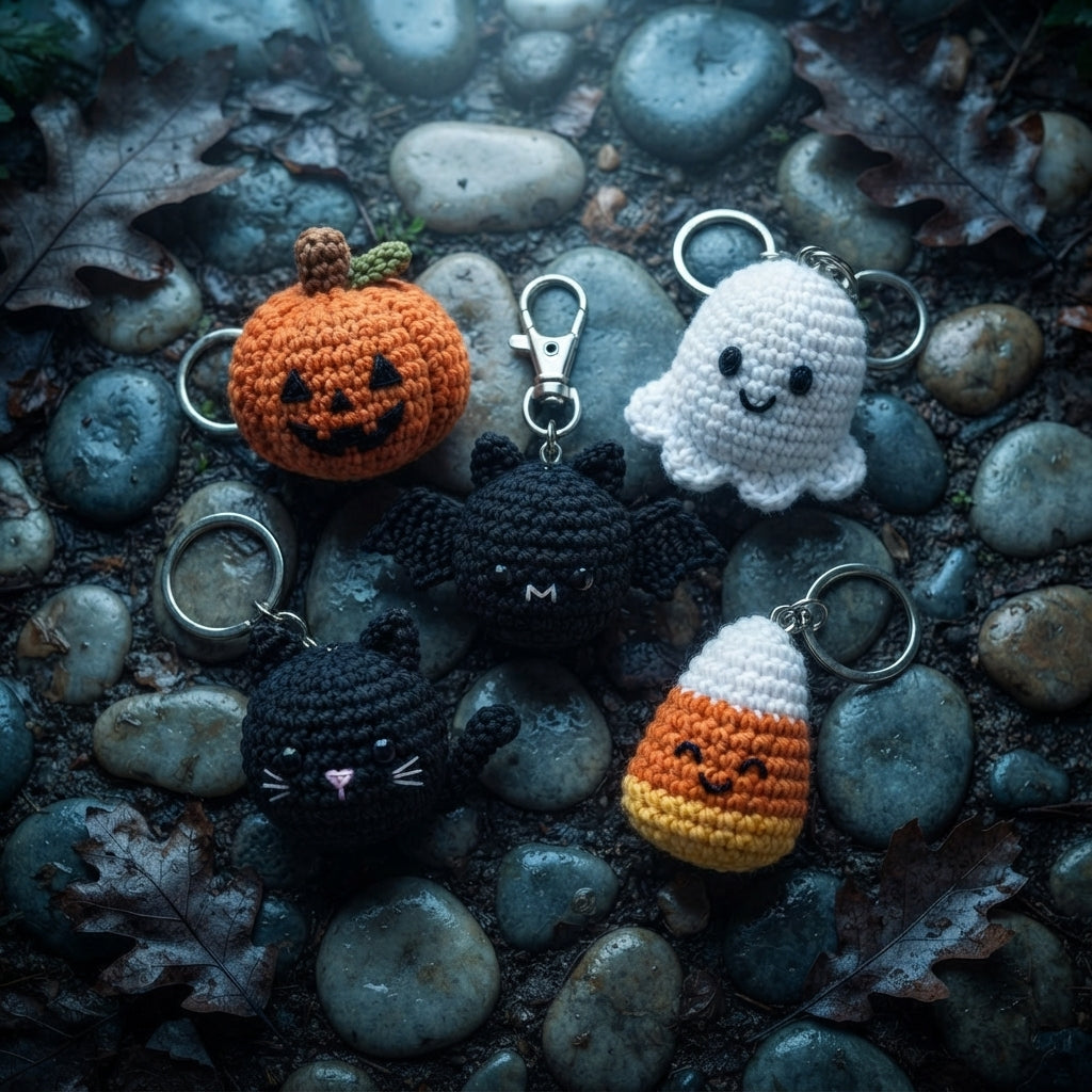 10+ Adorable Keychain Patterns | Crochet PDF Set