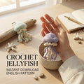 Gorgeous Jellyfish Bag Charm | Crochet PDF Pattern