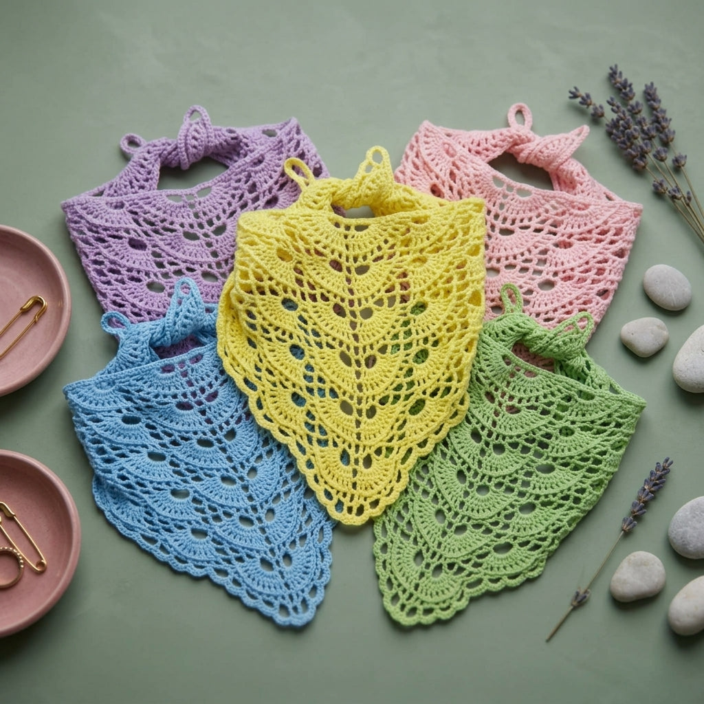 Boho Lace Hair Scarf | Beginner Crochet Pattern PDF
