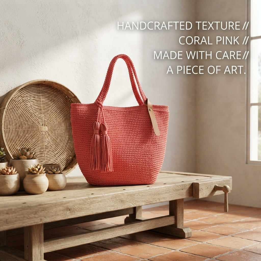 Beach Bag Large Tote | Crochet Pattern PDF