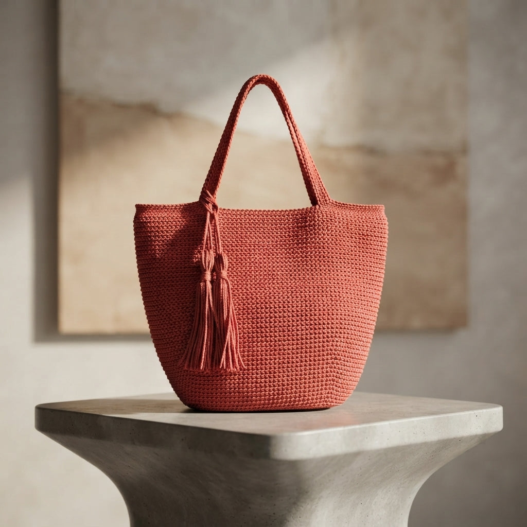 Beach Bag Large Tote | Crochet Pattern PDF