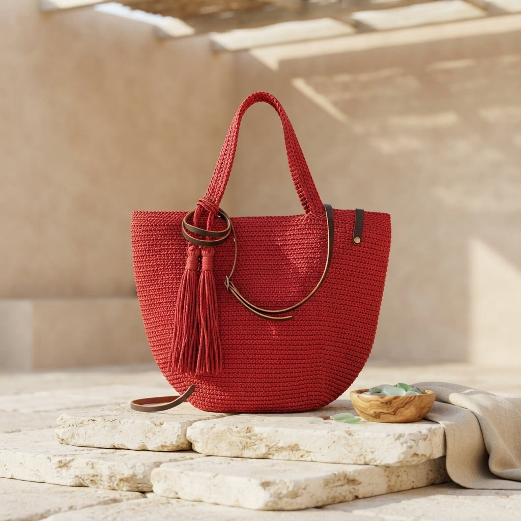 Beach Bag Large Tote | Crochet Pattern PDF
