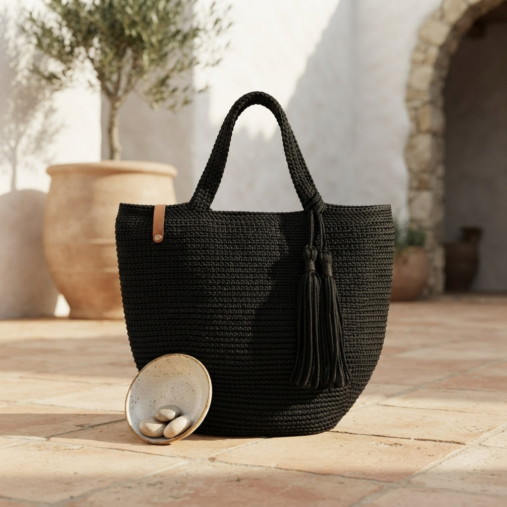 Beach Bag Large Tote | Crochet Pattern PDF