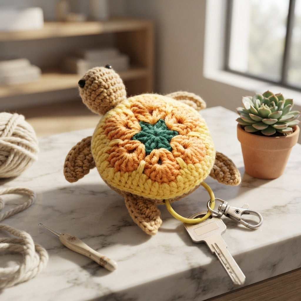 Enchanting Bag Charm Keyring | Amigurumi Guide PDF — Design 6