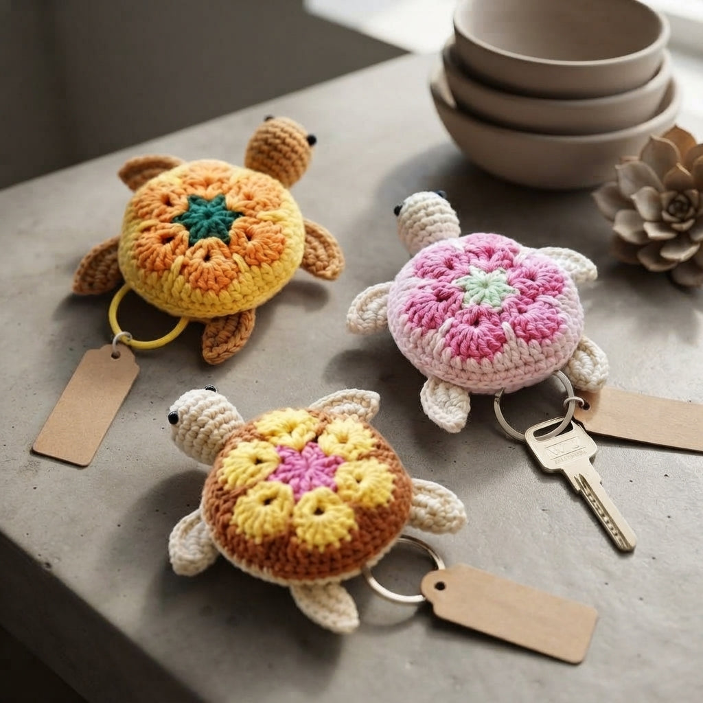Enchanting Bag Charm Keyring | Amigurumi Guide PDF — Design 6