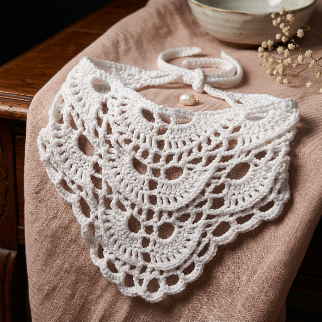 Boho Lace Hair Scarf | Beginner Crochet Pattern PDF